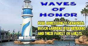 A Day At SeaWorld | Waves of Honor | Free Admission | Veterans and Guests
