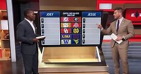 ESPN analysts Joey Galloway and Jesse Palmer share their Playoff picks following Week 5