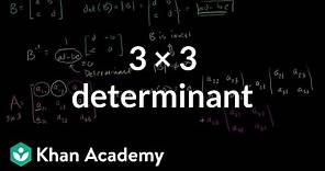 3 x 3 determinant | Matrix transformations | Linear Algebra | Khan Academy