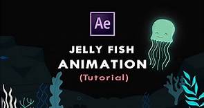 Easy Jellyfish Animation | AFTER EFFECTS TUTORIAL