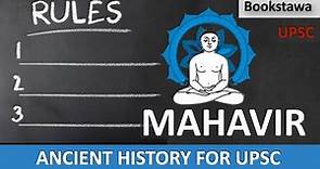 Teachings of Mahavir | Principles JAINISM | Ancient History for UPSC