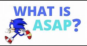 What is ASAP ? Full form | Meaning | Definition | Why people use ASAP in text | Social Media