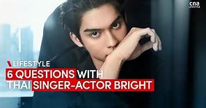 6 questions with Thai actor-singer Bright Vachirawit Chivaaree | CNA Lifestyle