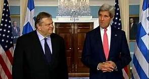 Secretary Kerry Delivers Remarks With Greek Foreign Minister Venizelos