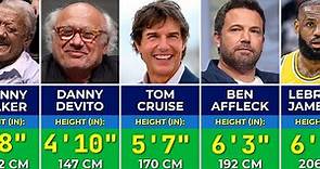 🧑 Tallest and Shortest of Hollywood Actors | Heights of Famous Actors