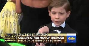 Jacob Tremblay on Oscar Red Carpet 2016 | Cutest Actor Award?