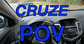 Driving the 2012 Chevy Cruze LT RS 1.4L turbo - POV drive