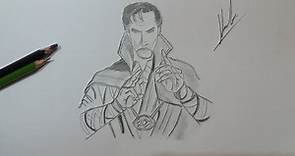 Dibujo de Doctor Strange: El Hechicero Supremo / Drawing Doctor Strange