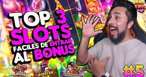 Top 3 SLOTS mas fáciles de entrar al bonus #5 | PKM