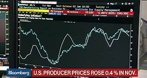 U.S. Producer Prices Rise 0.4% in November