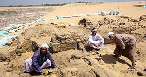 Excavating in Egypt
