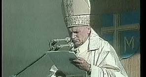 BBC News report on the death of Pope John Paul II