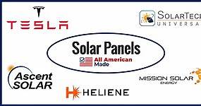 10 American Made Solar Panels (2024 Manufactures List) - All American Made