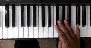 Major Scales: How to Play D Major Scale on Piano (Right and Left hand)