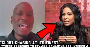 "It's All About The Money" Tyrese Responds To Ex Wife Samantha Lee Viral Interview