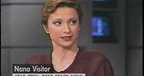 Nana Visitor interviewed on UPN News 13 - 02/08/1996