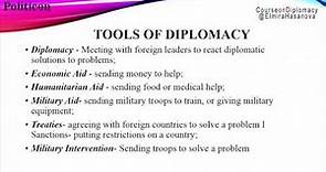 Course On Diplomacy. Principles, Tools and Functions of Diplomacy