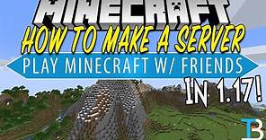 How To Make A Minecraft Server in 1.17 (How To Play Minecraft 1.17 w/ Your Friends)