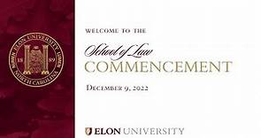 Elon University School of Law Commencement
