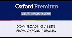 Download resources from Oxford Premium