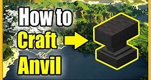 How to Make an Anvil in Minecraft Survival (Recipe Tutorial)