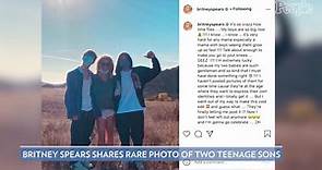 Britney Spears Shares Rare Photo with Her 2 Teenage Sons: 'It's So Crazy How Time Flies'