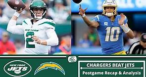 New York Jets lose to Chargers behind TERRIBLE Zach Wilson performance - Postgame Recap & Analysis