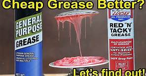 Is Cheap Grease better than Lucas Red N Tacky? Let's find out! Bearing Grease Test Episode 1