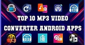 Top 10 MP3 Video Converter Android App | Review