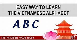 The Vietnamese Alphabet letters | Pronunciation Guide
