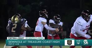 Treasure Coast High School defeats Seminole, 14-9