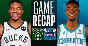Game Recap: Bucks 111, Hornets 99