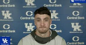 Live Now:Max Duffy Post-Practice - Kentucky Football
