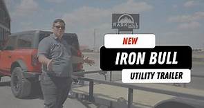 NEW Iron Bull Utility Trailer | Walkaround of 14’ Light Duty Utility Trailer