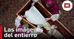 Solemne y en tres ataúdes: así ha sido el entierro de Benedicto XVI