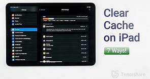 How to Clear Cache on iPad (7 Ways)
