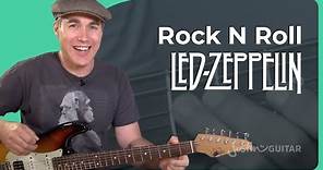 How to play Rock n Roll by Led Zeppelin | Guitar Lesson
