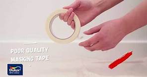 How to Apply and Remove Masking Tape - Dulux Decorating Tips