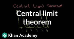Central limit theorem | Inferential statistics | Probability and Statistics | Khan Academy
