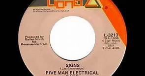 1971 HITS ARCHIVE: Signs - Five Man Electrical Band (mono 45--longer version)