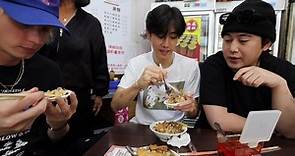 【段宜恩vlog】Mark在台湾吃特色小吃 台湾巡演VLOG。TOUR VLOG ｜ TOS TAIPEI