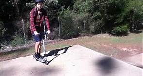 Highfields skate park scooter tricks