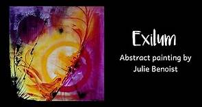 Exilum - Demo abstract painting - peinture abstraite