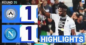 UDINESE-NAPOLI 1-1 | HIGHLIGHTS | Success rescues late draw for Udinese | Serie A 2023/24