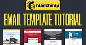 How To Create Email Template In Mailchimp (Email Marketing Tutorial)