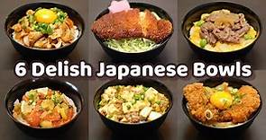6 Ways to Make Delish Japanese Bowls - Revealing Secret Recipes!