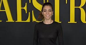 Cristiana Dell'Anna attends Netflix's "Maestro" Los Angeles special screening black carpet
