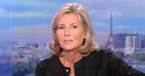 VIDEO Claire Chazal, touchée, reçoit un soutien en direct pendant son JT sur TF1