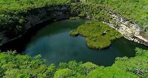 El Zacatón, el cenote más profundo del mundo, Aldama, Tamaulipas.