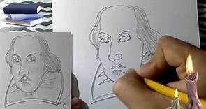 ¿Como dibujar A William Shakespeare ? | How to draw William Shakespeare?